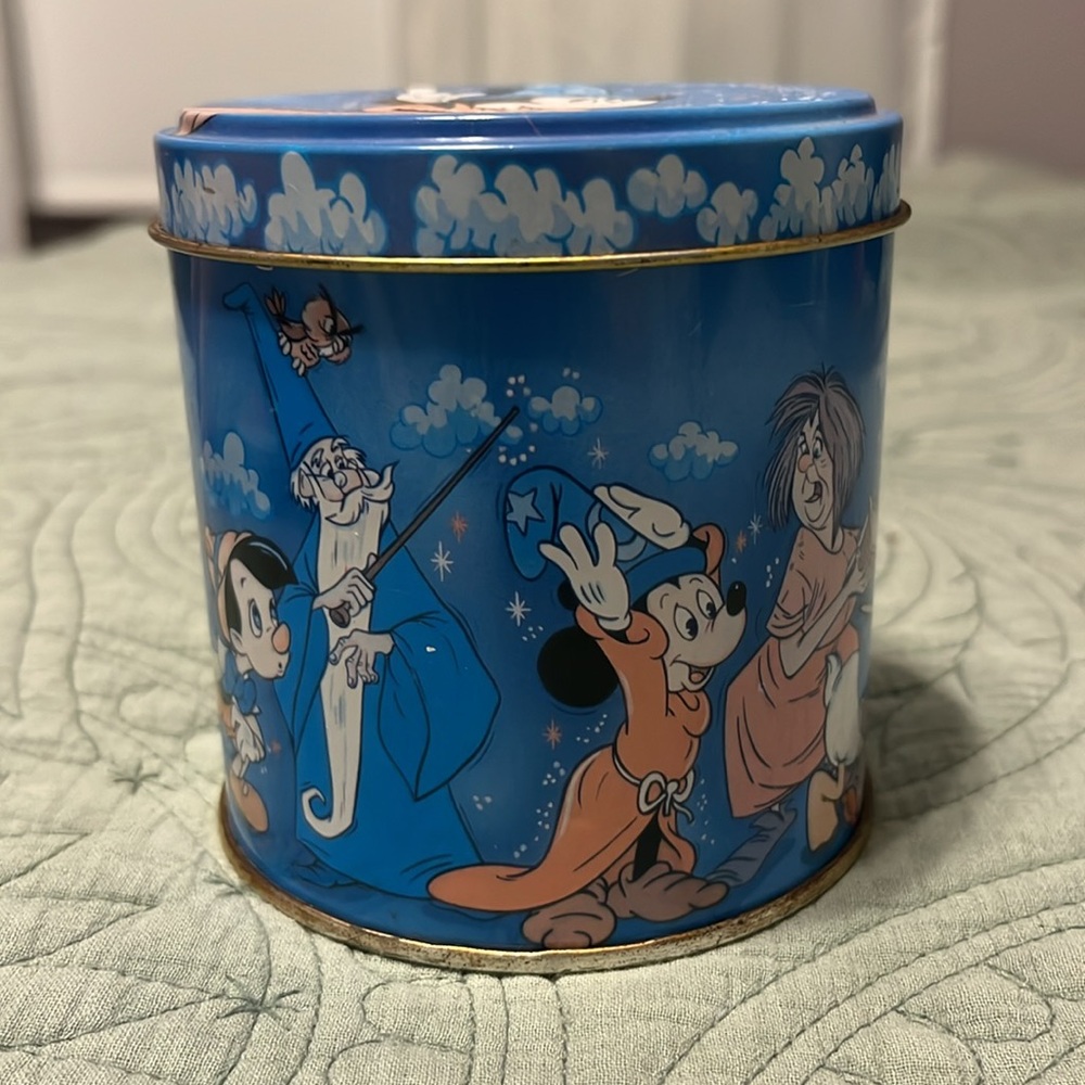 Vintage Disney Coin Tin Can Mickey Mouse Donald Duck - Picture 5 of 15